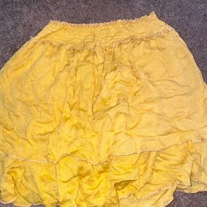 Yellow skirt